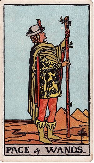 Sota de Bastos (Page of Wands)