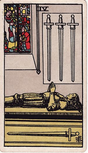 Cuatro de Espadas (Four of Swords)