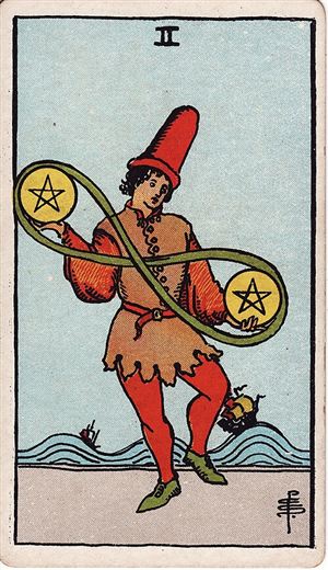Dos de Oros (Two of Pentacles)